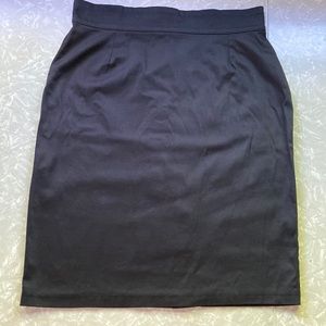 Pinup Couture Retro Pencil Skirt XL - Basic Black